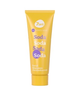 7DAYS FACE SCRUB - SODA DEEP POOR CLEANSE & SCRUB 80ML