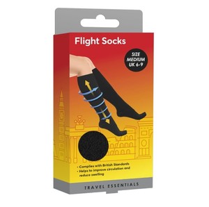 Safe Sound: S&S TRAVEL FLIGHT SOCKS MED