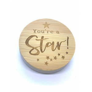 Candles: LIGHT UP YOUR LIFE LID - YOU'RE A STAR