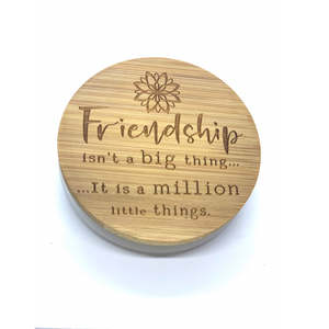 LIGHT UP YOUR LIFE LID - FRIENDSHIP ISN'T A BIG THING