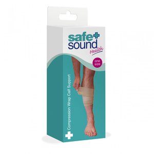Safe Sound: S&S COMPRESSION WRAP CALF SUPPORT (ONE SIZE)
