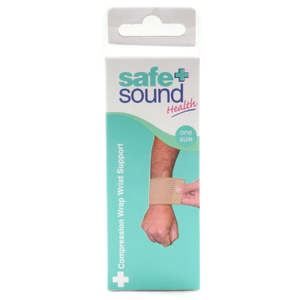 Safe Sound: S&S COMPRESSION WRAP WRIST SUPPORT (ONE SIZE)