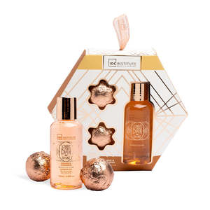 IDC GIFTSET SCENTED BRONZE 3PC BATH SET