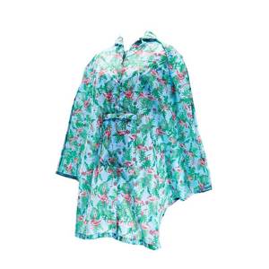Eco Chic: LARGE FOLDABALE PONCHO - FLAMINGOS