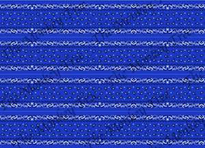 Blue Bandana Fondant Edible Cake Border Ribbon Wrap - 5cm strips - The Monkey Tree