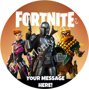 Products: Fortnite Chapter 2 Season 5 Edible Cake Image Topper - can be personalised - The Monkey Tree