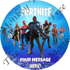 Products: Fortnite Chapter 3 Season 1 Edible Cake Image Topper - can be personalised - The Monkey Tree