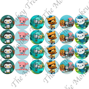 Octonauts Edible Cupcake Image Toppers - set of 24 - The Monkey Tree