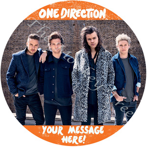 One Direction Cake Image Topper 3 - can be personalised - The Monkey Tree