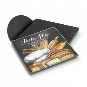 Products: Venice Single Glass Coaster Square – Full Colour