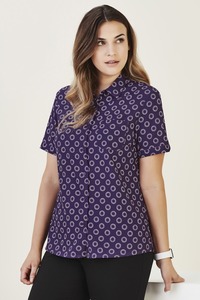 Products: Womens Florence Daisy Print Short Sleeve Shirt