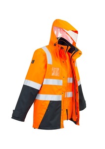Products: Mens Hi Vis 4 in 1 Waterproof Jacket