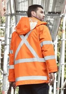 Mens TTMC-W23 Hi Vis X Back 4 In 1 Waterproof Jacket