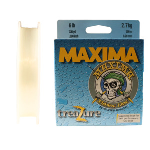 Monofilament: Maxima - Treazure Clear 300m Spools