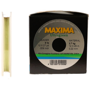 Maxima - Ultragreen 25m Spools (Box of 12)