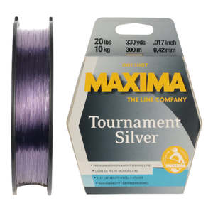 Monofilament: Maxima - Tournament Silver 300m Spools