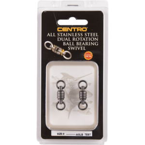 Centro - S/S Dual Rotation Ball-Bearing Swivel
