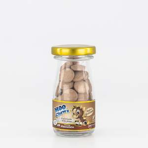 48pcs glass bottle: Chocolate Milk Bites - Bottle (48)