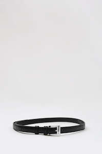 belt: curator belt / black|silver