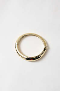 Bracelets: orb bangle / gold
