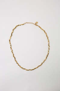 pillar necklace / gold