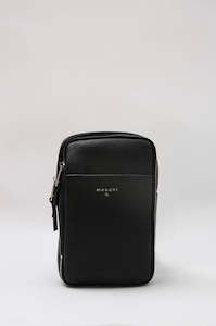 Bags: web mini bag / black|silver