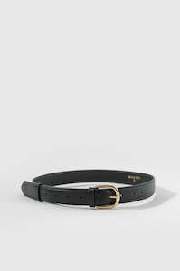 Belts: mannish belt / black|gold