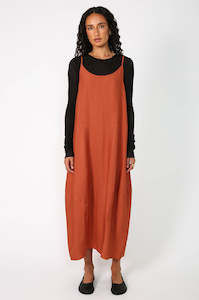 ember dress / sumac orange