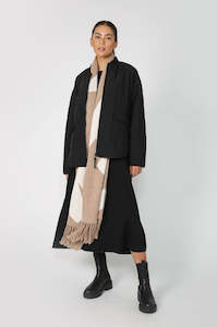 scattered scarf / cappuccino