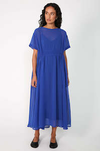 wisp midi dress / capri blue
