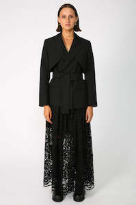 Skirts: cohesive lace skirt / black lace