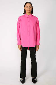 Most Loved: unbutton shirt / candy pink
