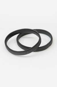 sleeve bands / black metallic