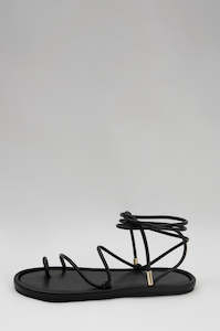 Shoes: charm sandal / dark chocolate brown