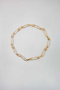 twist chain necklace / gold