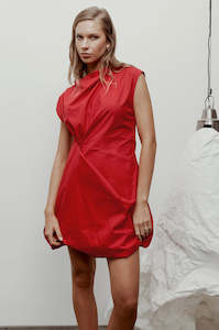 finite dress / chilli red