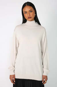 skivvy sweater / oyster marle