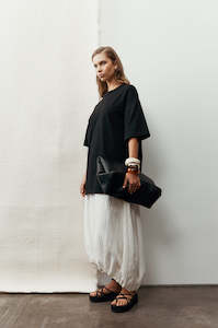 Skirts: beyond skirt / calico cream crinkle