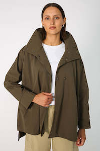 brace jacket / dark olive green