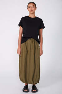 ash skirt / khaki