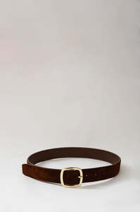 sway belt / dark chocolate