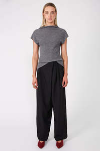 balanced pant / black