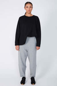 Pants: furthering track pant / grey marle