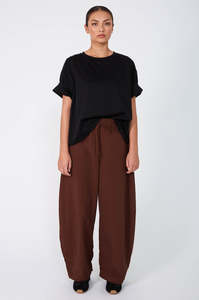Pants: recede pant / chocolate brown