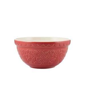 Mason Cash: Mixing Bowl Hedgehog Burgundy 21cm