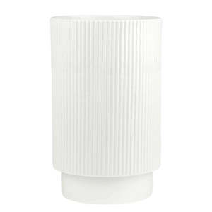 Rader: Ribbed Porcelain Vase Large