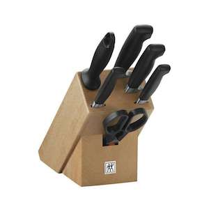 Zwilling Knives: Four Star 7 Piece Knife Block