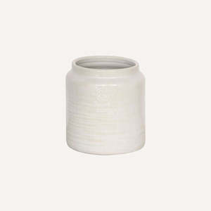 Franco Rustic White Utensil Holder Small
