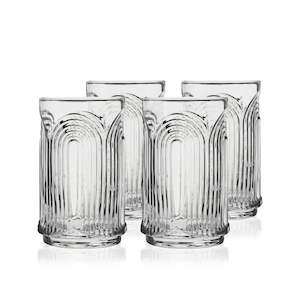 Viski: Beau Highball Glasses Set of 4