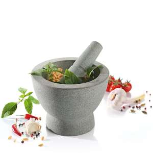 Crunchy Granite Mortar & Pestle 17cm